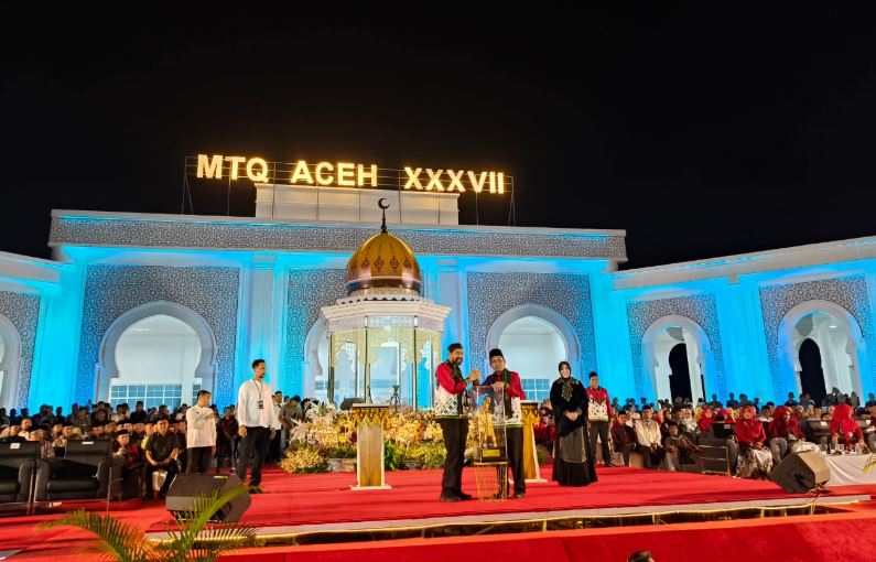 MTQ Aceh ke-37 di Pidie Jaya Resmi Dibuka, Mualem Ajak Masyarakat Tekun Mengamalkan Al-Qur’an